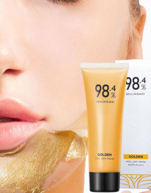 Gold Foil Peel-Off Mask Beilingmei Gold Face Mask for wrinkles ( Pack Of 1)