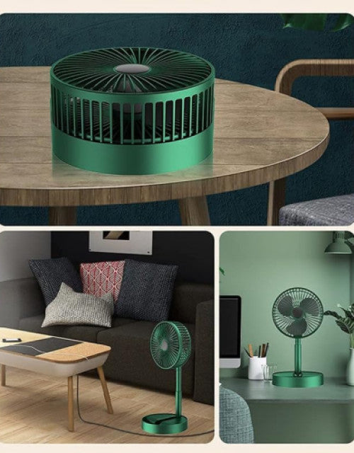 Powerful Rechargeable High-Speed Table Desk Fan