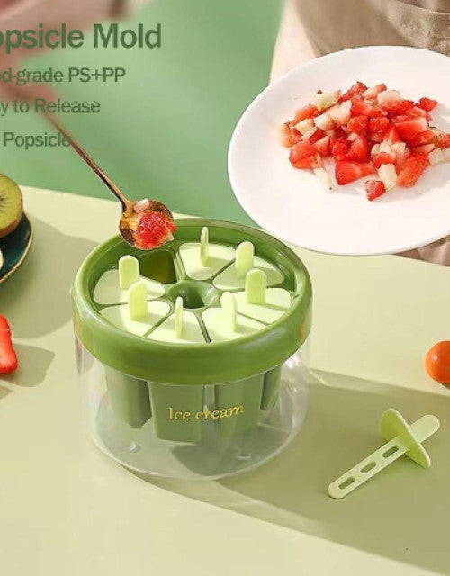 Reusable DIY 8 Pieces Ice Pop Mould